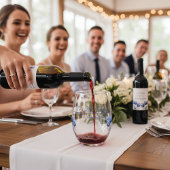 デルフトブルーチューリップ結婚式 プログラム ワインラベル