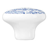 デルフトブルーホワイトオランダ セラミックノブ (側面)