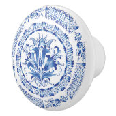 デルフトブルーホワイトオランダ セラミックノブ (右)