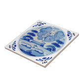 デルフトブルー復活キリストc1760 Repro タイル (側面)