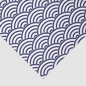 デルフト日本のブルーの鯉のぼり鱗 薄葉紙 (詳細)