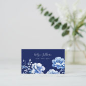デルフト青い花名刺 名刺 (スタンド正面)
