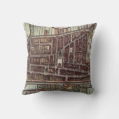 デルフト1649のレプリカ市地図 クッション (裏面)