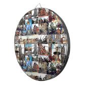 デルフト6の写真コラージュ ダーツボード (正面右)