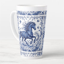 デルフト デルフト陶器スタイル フリースラント馬の牧草地