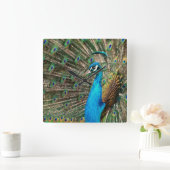 デルブラウプファウ スクエア壁時計 (ホーム)