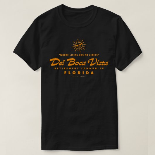 デルボカビスタオレンジ Tシャツ (デザイン正面)