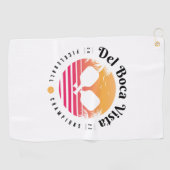 デルボカビスタピックボールチャンピオンズゴルフタオル ゴルフタオル (横)