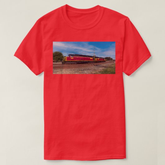デルマルバ中央鉄道エンジン Tシャツ (デザイン正面)