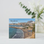 デルマルパビーチ，ベニドーム，コスタブランカ，スペイン シーズンポストカード (スタンド正面)