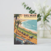 デルマールカリフォルニア ポストカード (スタンド正面)