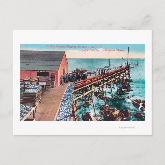 デルモンテサーディンパッキングの外観 ポストカード (正面)