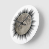 デルモンド、ラ・ルネ、ラ・ルナ、ムーン・ウール ラウンド壁時計 (傾斜)