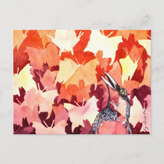 デルラベシュポットダイSchmetterlinge auf ポストカード (正面)