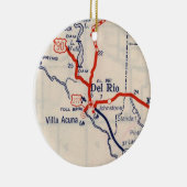 デルリオ1948の地図 セラミックオーナメント (右)