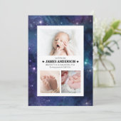 デルリトルスターウォーターカラー銀河系誕生 案内状 (スタンド正面)