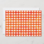 デルリトルパンプキントラクター第1バースデー招待状 招待状 (裏面)