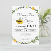 デルリトルホーンビーファースト誕生日招待状 招待状 (スタンド正面)