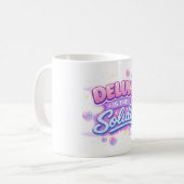 デルルはソルル – かわいいカワイイ美学 コーヒーマグカップ (正面左)