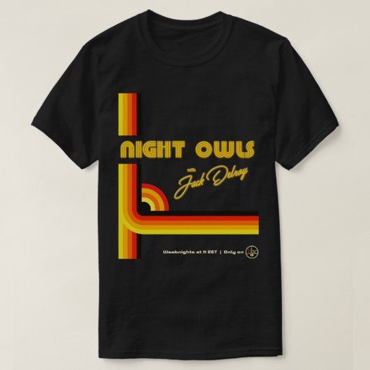 デルロイ駅ブレイクIBCで夜のフール Tシャツ (デザイン正面)