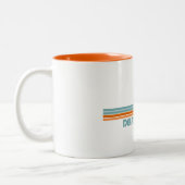 デレイビーチフロリダサンパームツリーズ ツートーンマグカップ (左)