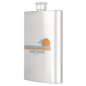 デレイビーチフロリダサンパームツリーズ フラスク (左)