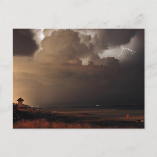 デレイビーチ稲妻葉書 ポストカード (正面)