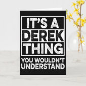 デレクが言うと意味がわからない デレクC カード (黄色い花)