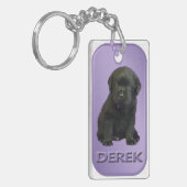 デレックのドッグタッグKeychain キーホルダー (正面左)
