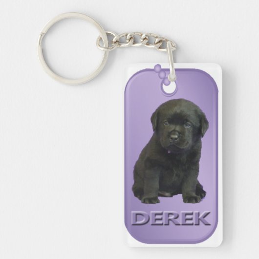 デレックのドッグタッグKeychain キーホルダー (正面)