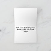 デレックの池、幸せな記念日 カード (内部)