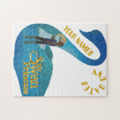 デレックはOdetteのパーソナライズな写真のパズルを見つけます ジグソーパズル (横)