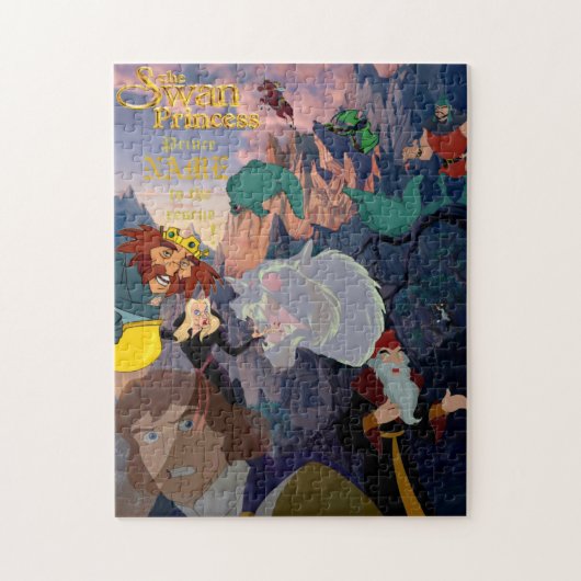 デレック王子及び悪人のパーソナライズな写真のパズル ジグソーパズル (縦)