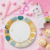 デレ点々のあるートプレート ペーパープレート (パーティー)