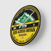 デロイトライドイギリス2018 ラウンド壁時計 (傾斜)