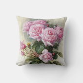 デロンプレピンクローズ（昆虫）マルハナバチ1899 クッション (正面)