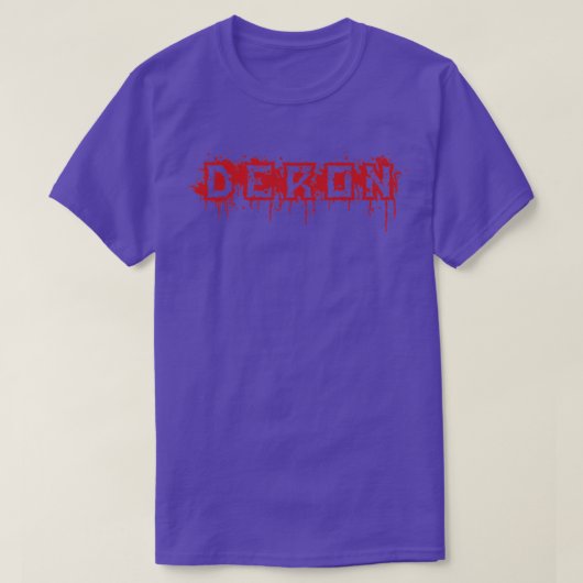 デロン名ハロウィーンの衣装パーソナライズされた1 Tシャツ (デザイン正面)
