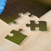 デワイブルーフラワーパズル ジグソーパズル (側面)