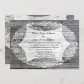 デンアドキンソンケビンウィリアムズ招待状 招待状 (正面/裏面)