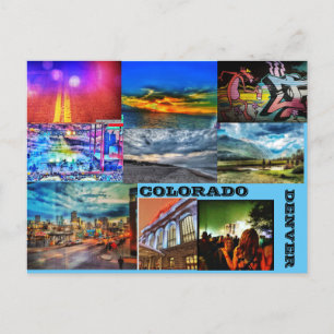 デンカラフルバー；コルオラド シーズンポストカード