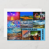 デンカラフルバー；コルオラド シーズンポストカード (正面/裏面)