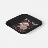 デングスモークリスマスパジャマママッチングファミリー ペーパープレート (傾斜あり)