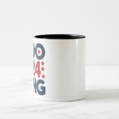 デングモー2024デングモーデングモーキュートベビーヒッポ ツートーンマグカップ (中央)