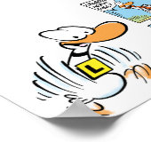 デング・ダック航空漫画ポスター ポスター (角)