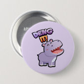 デング！ボタン 缶バッジ (正面&裏面)