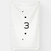 「デンコ」 横断幕 (縦)