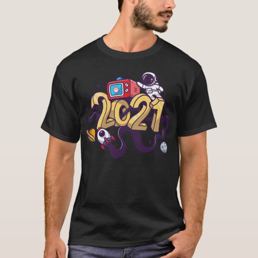 デンゴベア宇宙飛行士2021 Tシャツ (正面)