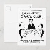 デンジャラス スポーツ クラブ ポストカード (正面/裏面)