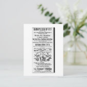 デンストーンズサーカス、メンガリー&インディアンショー広告 ポストカード (スタンド正面)