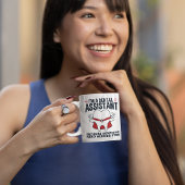 デンタルアシスタントヒおもしろいローズ引用文 ツートーンマグカップ